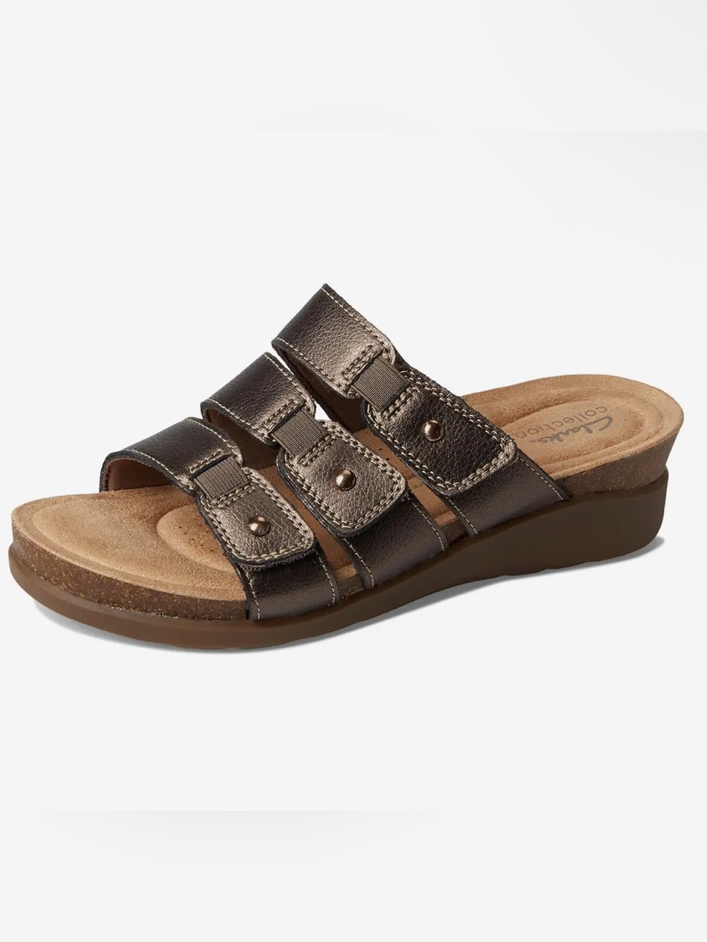 Clark’s Collection Calenne Lily Sandals In Bronze Women’s Size 7M New In Box
